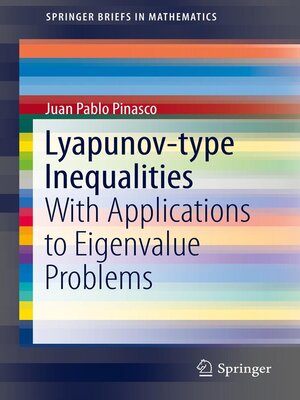 cover image of Lyapunov-type Inequalities